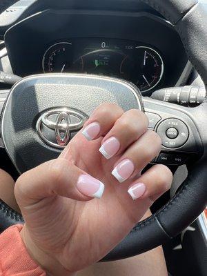 French tip acrylic