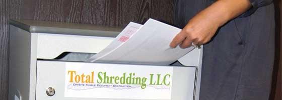 Scheduled On-site shredding is made easy with our bins.