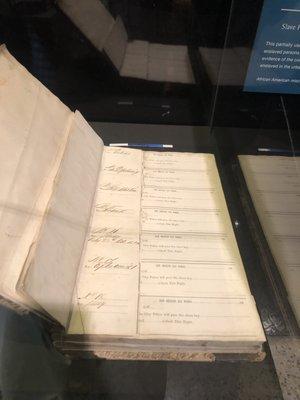 Book of Slave Passes