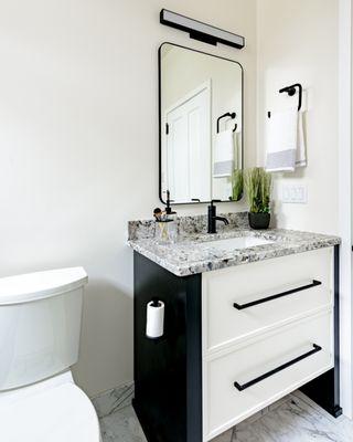 Modern, Contemporary Bathroom Remodel. Elevate your space with one of our Kitchen & Bath Specialists today!