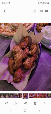 Soy garlic wings