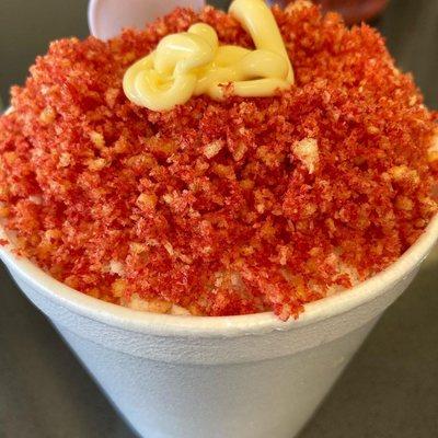 Flaming Hot Cheeto Elote