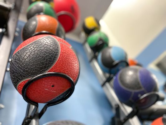 Medicine balls of varying weights