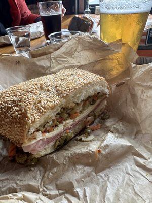 Superb Muffuletta...