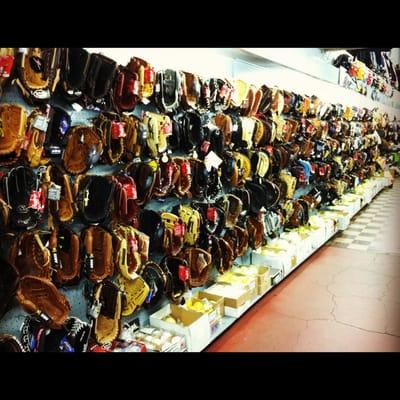 the glove wall