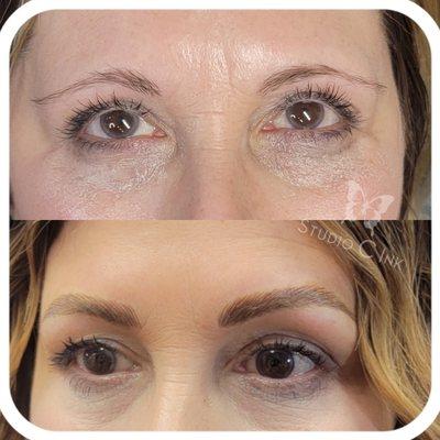 Microblading. Shape Correction