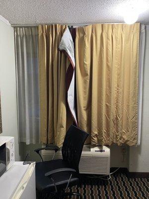 Broken curtains