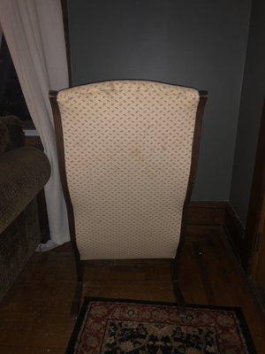 Back of chair - before