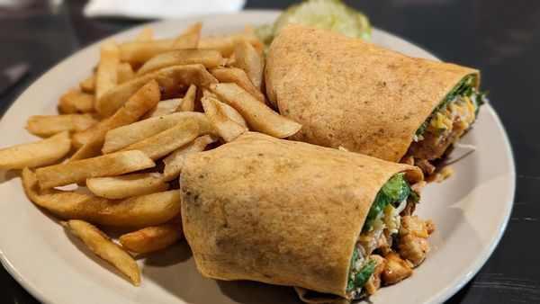 Cajun Chicken Wrap. Yum!