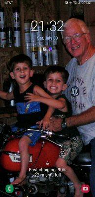 Back in the day many years ago with Grandpa