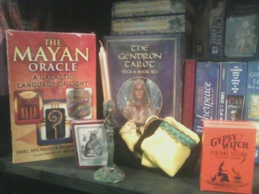 oracle cards and tarot cards....