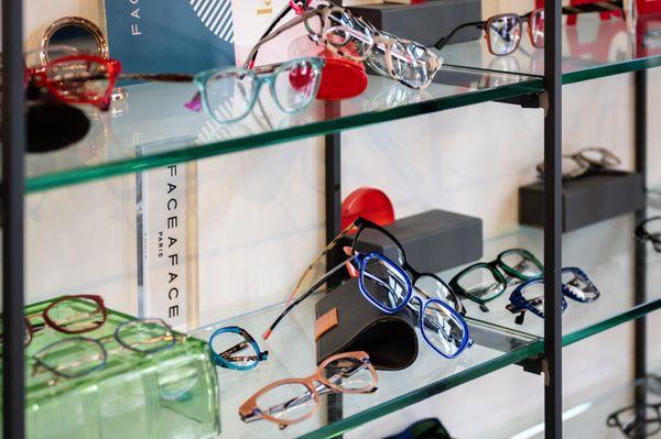 InVision North Loop carries hundreds of styles of designer frames from the world's top independent eyewear designers, including Face a Face.