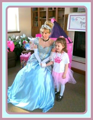 Princess Cinderella at a Birthday Party in South Jersey