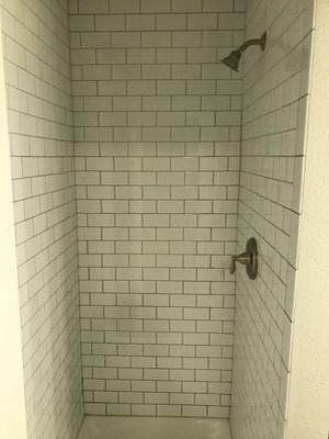 Sleek subway tile