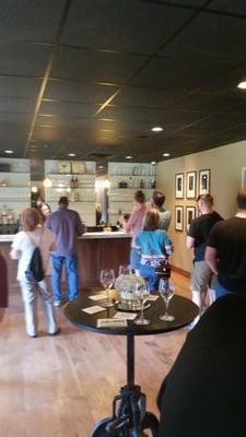 Inside the tasting room