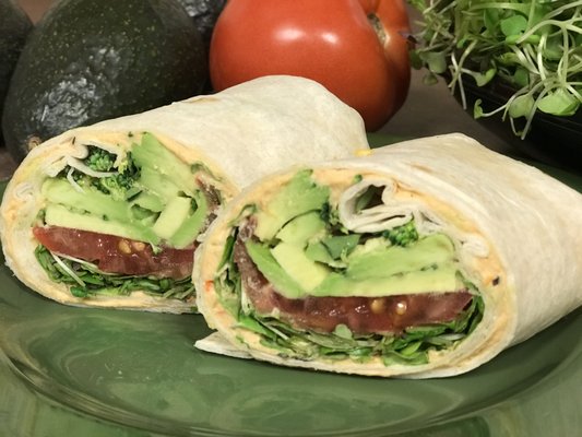 fresh veggie wraps