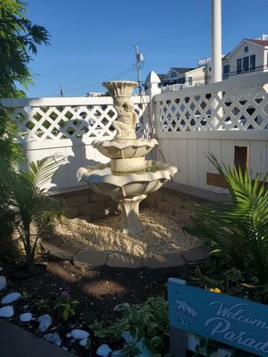 Lorry's courtyard fountain