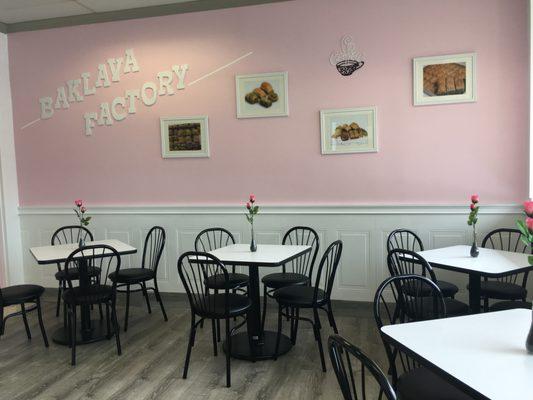 Baklava Factory Interior