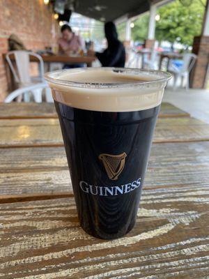 Guinness on the patio