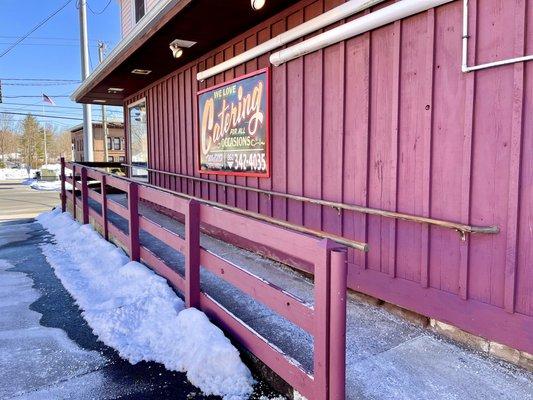 Ramp for wheelchair access