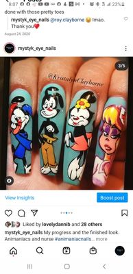 Hand painted Animaniacs