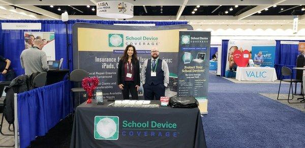 Michele and Tim at the 2019 National Conference on Education in Los Angeles.