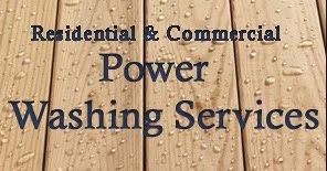 Outdoor power washing services