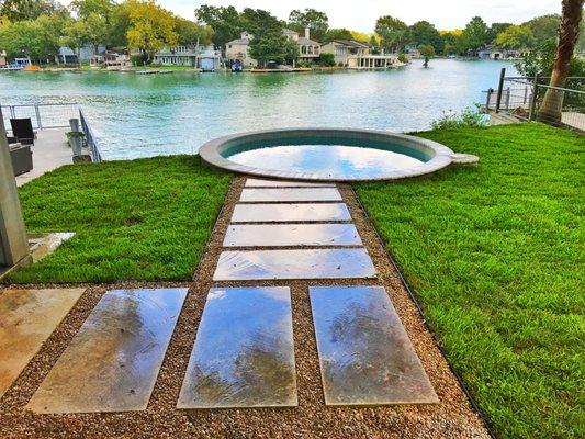 Lake Landscape and Installation