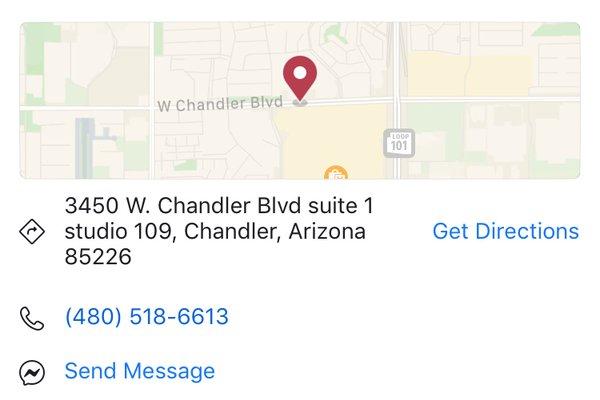 Across the Chandler Mall off Chandler Blvd and Metro, inside Phenix Salon Suites #109 - FLEXIBLE APPOINTMENTS ~ but Only by appointments