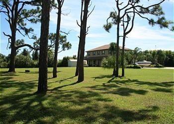 The Estate offers sprawling green lawns for walking or sitting and relaxing.