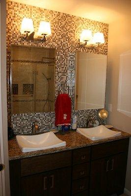 Bathroom Vanity with Tile