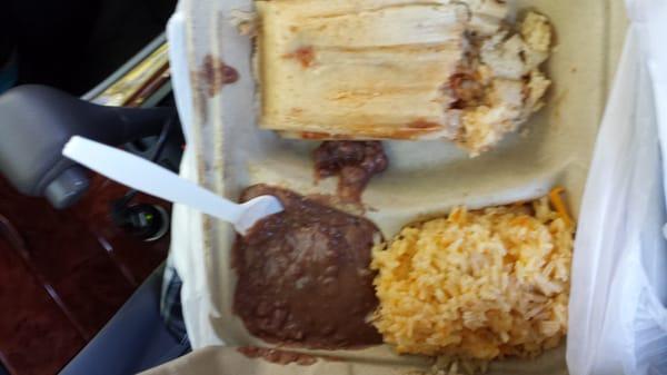 3.99 tamale lunch special