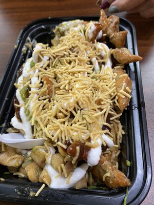 Papri Chat.... Street food of Lahore available in New York