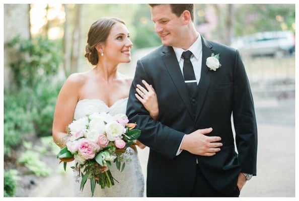 Beautiful bride and groom!  HMUA: My StyleTeam