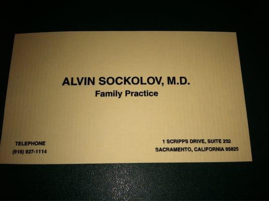 Business card of this doc will add others after my visit today.