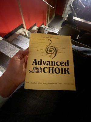 SKSD Advanced Choir Concert