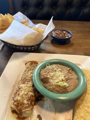 Enchilada and Taco Combo - the "Speedy Gonzales"