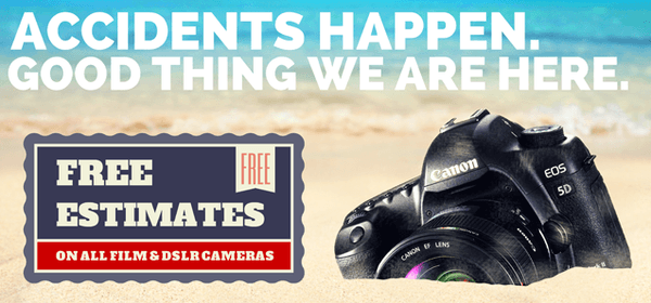 Free Estimates on all Film & Digital SLR Cameras, Lenses, & Flashes.