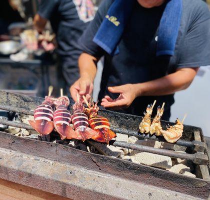 Grilled squid!