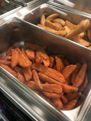 Sweet potato wedges!