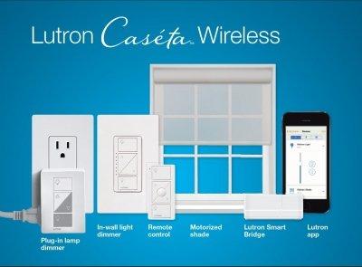 Lutron Caseta smart home lighting controls system