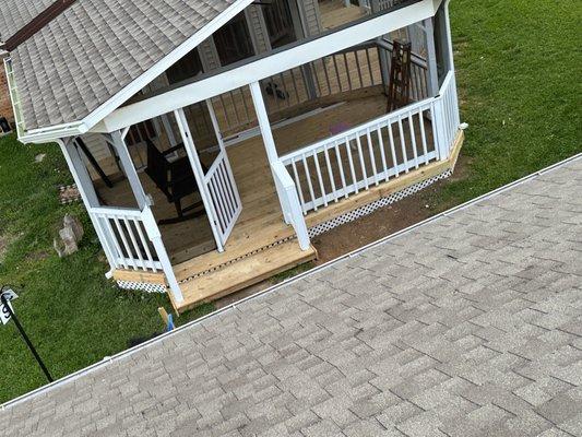 Our Finished Deck.  Yay!!!!!!!