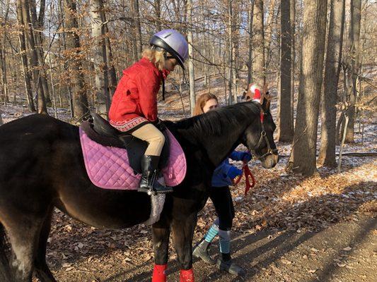 Reindeer pony rides are a special feature in Dec