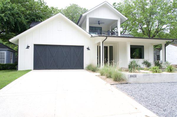 Custom wood door