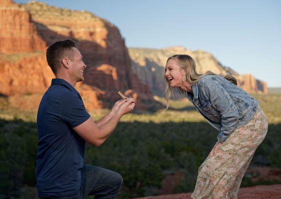 Surprise Engagement Adventure Shoot