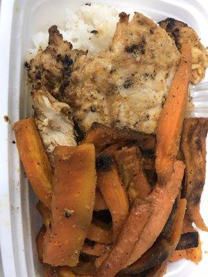 Chicken and carrots