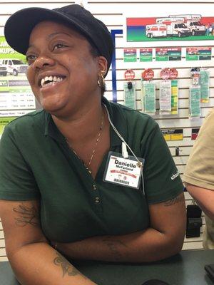 Awesome customer service at U-haul on Canton Road, thanks to this lovely lady, Danielle McFarland!