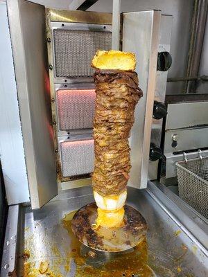 Al pastor trompo