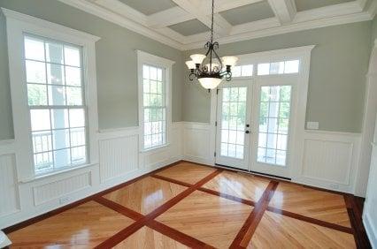 Custom Hardwood Flooring Installation. Create your own unique space with Hardwood Flooring custom possibilities