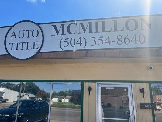 McMillon Auto Title